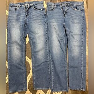 Mens old navy straight built in flex jeans